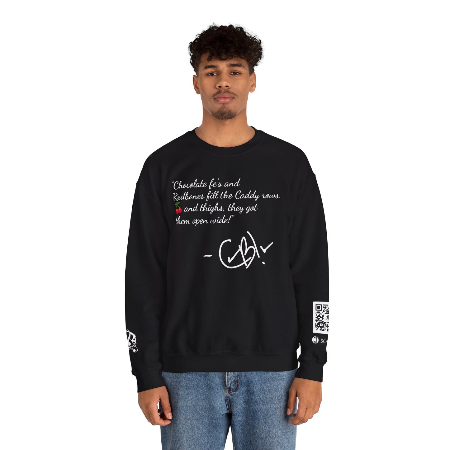 Codebluu "Feeling Like Money" (design 3) Crewneck Sweatshirt