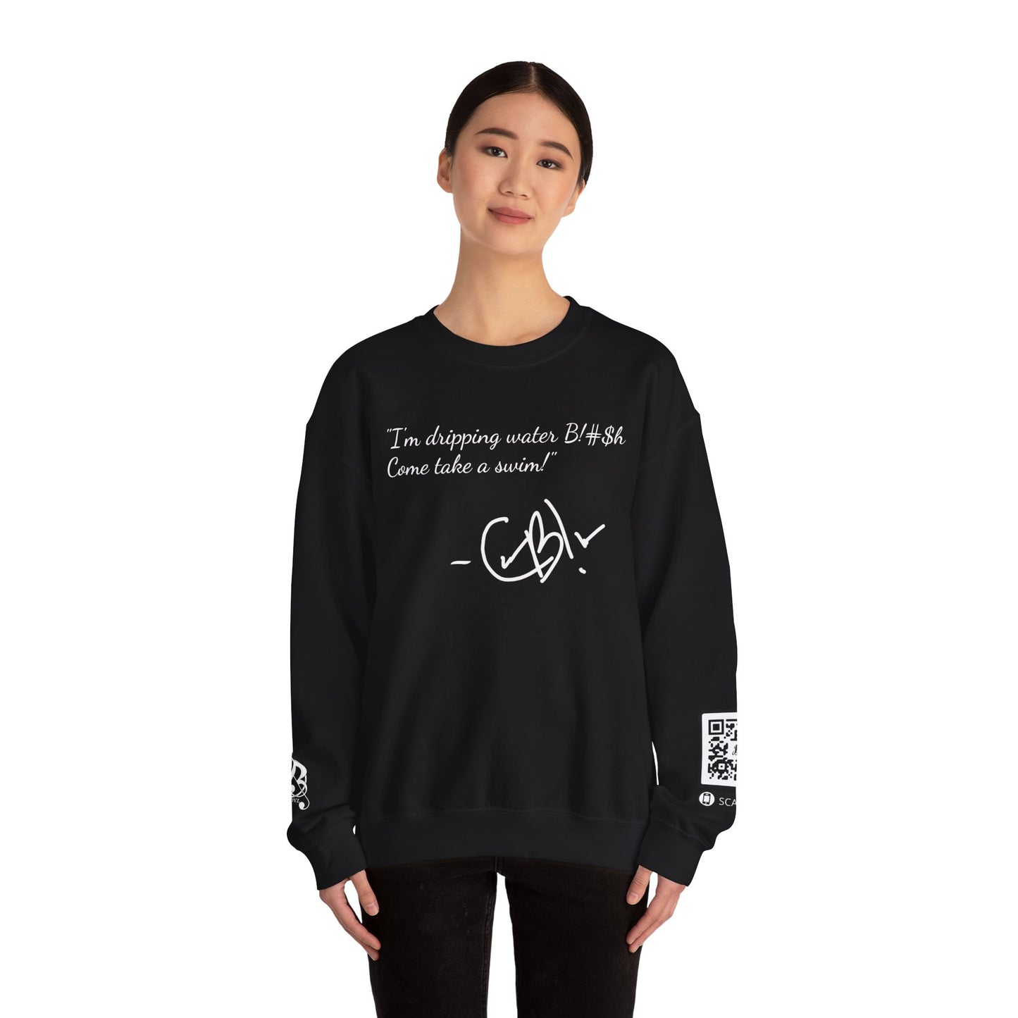 Codebluu "Feeling Like Money" (design 2) Crewneck Sweatshirt