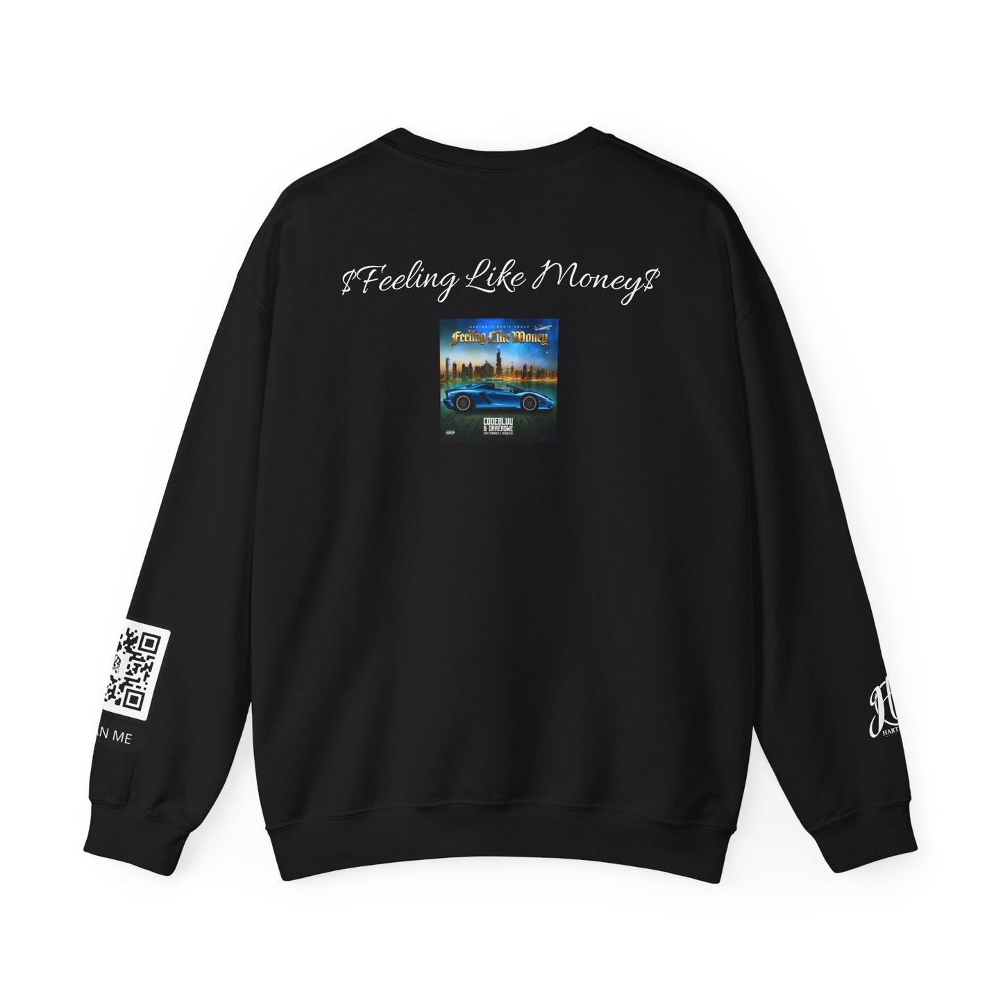 Codebluu "Feeling Like Money" (design 2) Crewneck Sweatshirt