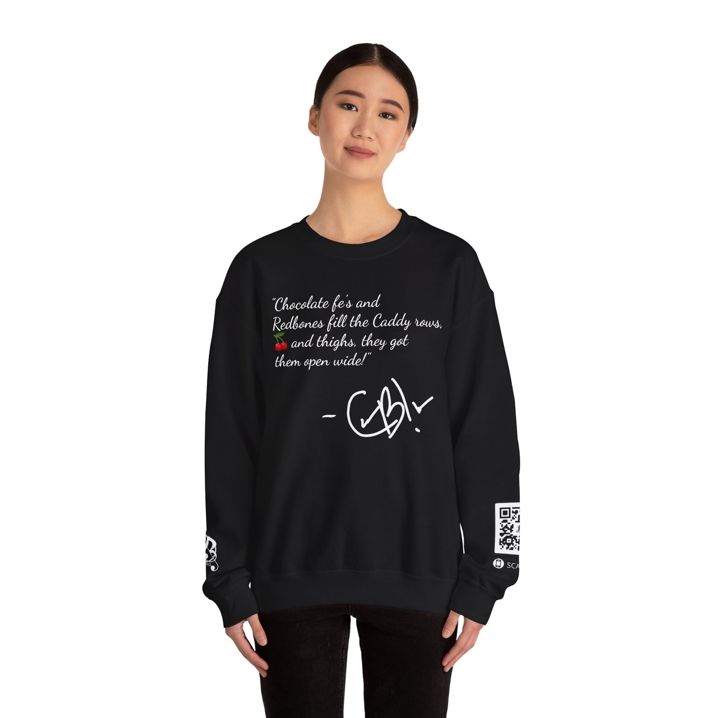 Codebluu "Feeling Like Money" (design 3) Crewneck Sweatshirt